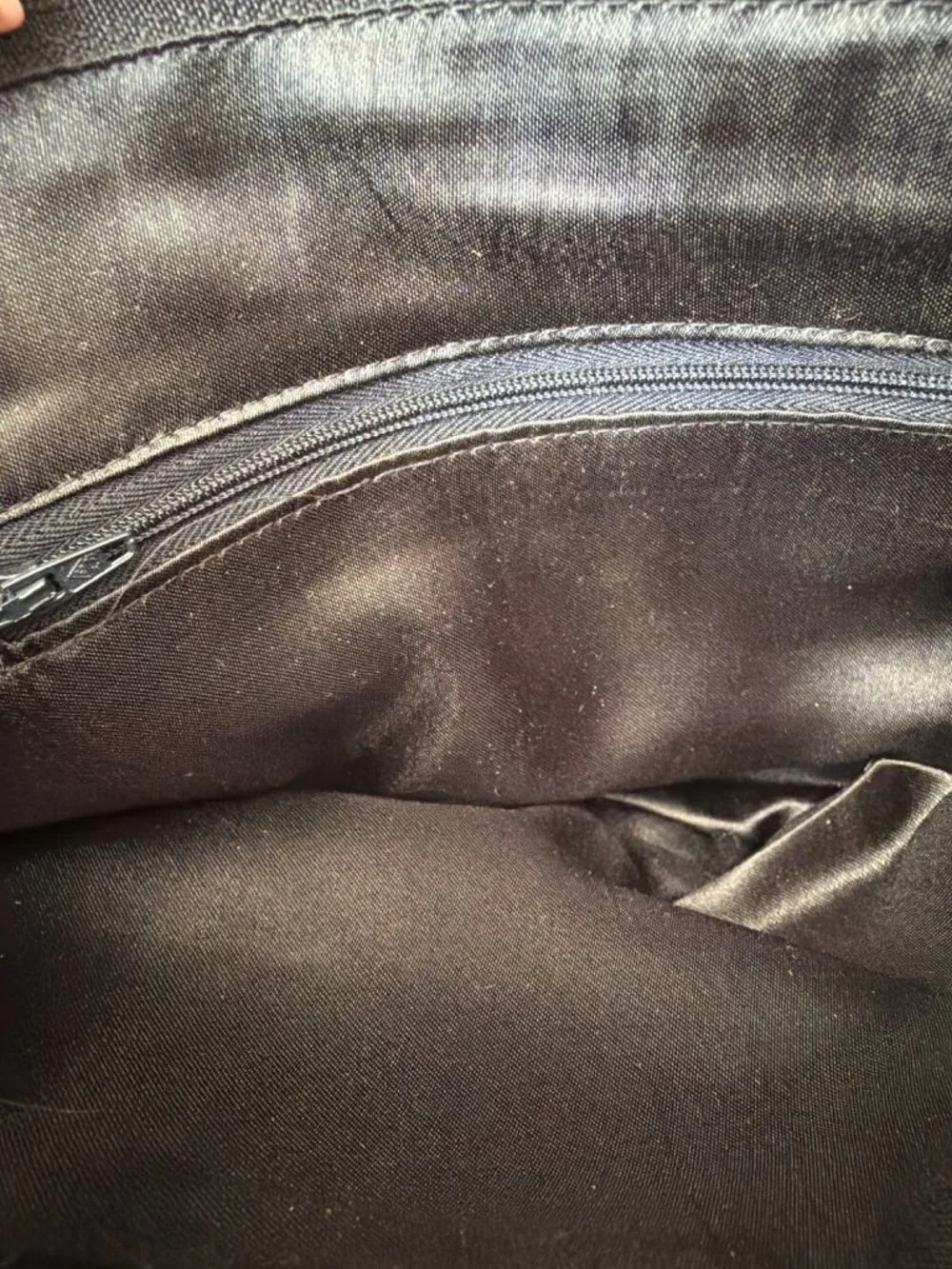 Vintage Black White Beaded Floral Evening Bag Top Handle Cocktail Purse - Picture 9 of 13